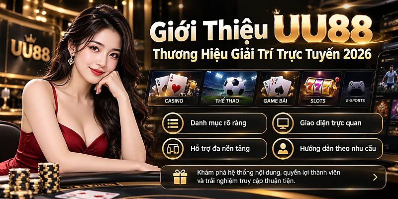 UU88 🎖️ UU88.COM Trang chủ chính thức 2026 | Đăng ký UU 88 +88K 11 Giới Thiệu UU88 – Thương Hiệu Giải Trí Trực Tuyến 2026