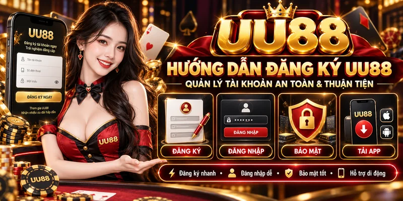UU88 🎖️ UU88.COM Trang chủ chính thức 2026 | Đăng ký UU 88 +88K 13 Hướng Dẫn Đăng Ký UU88 Và Quản Lý Tài Khoản