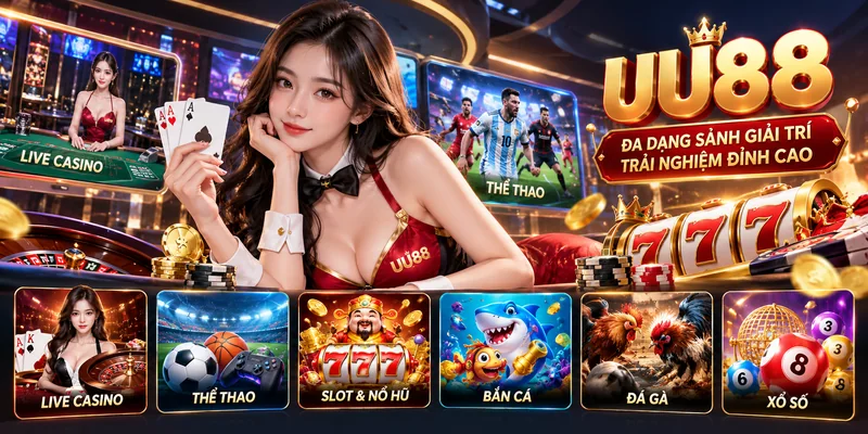UU88 🎖️ UU88.COM Trang chủ chính thức 2026 | Đăng ký UU 88 +88K 12 Khám Phá Những Sảnh Giải Trí Nổi Bật Tại UU88